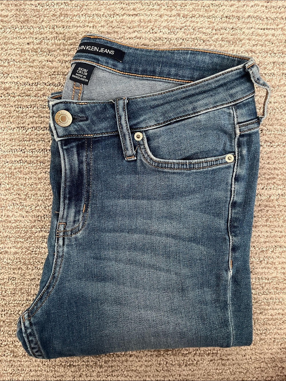 Calvin Klein Women's Dark Blue Skinny Jeans